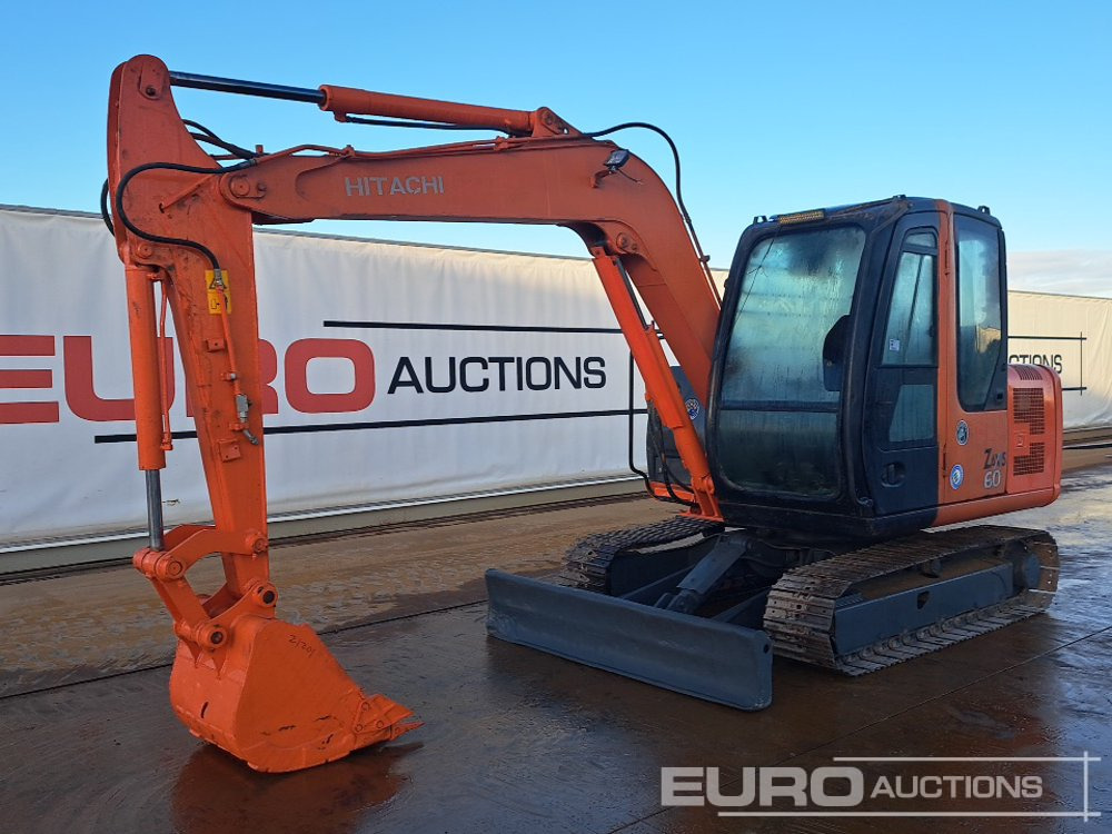 Hitachi ZX60 - Мини-экскаватор: фото 1 Hitachi ZX60 - Мини-экскаватор: фото 1