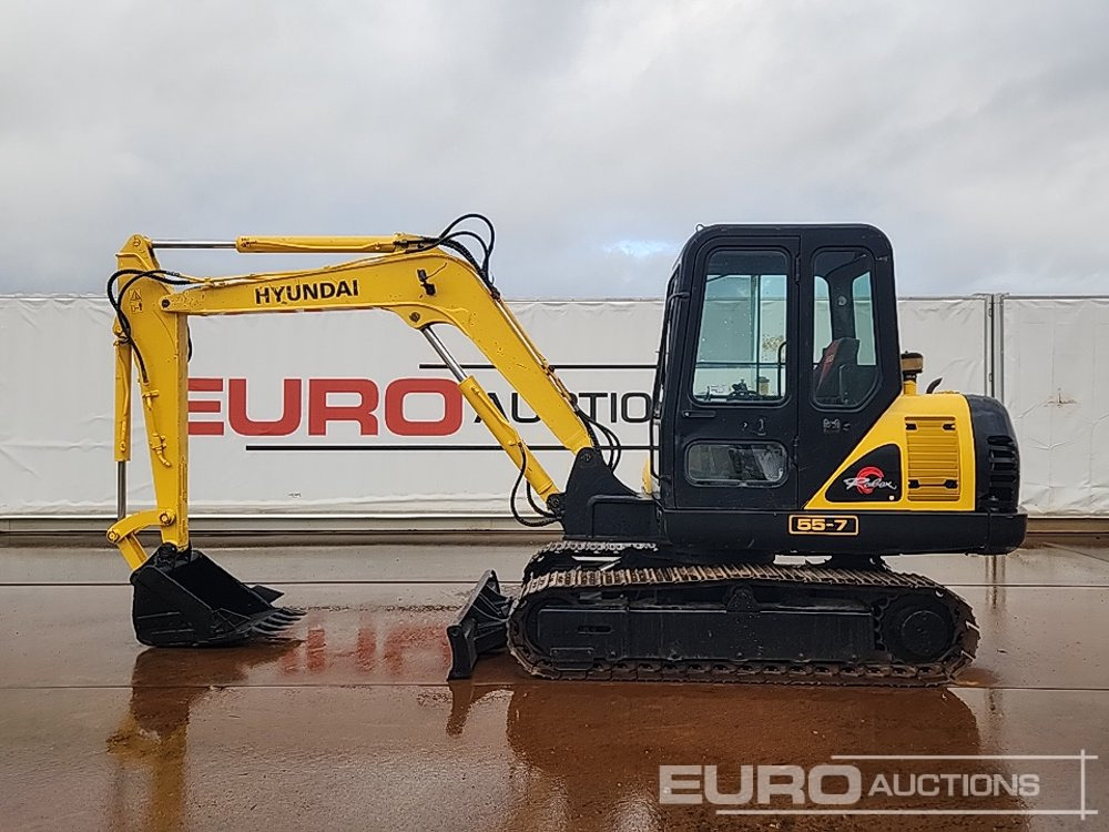 Hyundai R55-7 - Мини-экскаватор: фото 2 Hyundai R55-7 - Мини-экскаватор: фото 2