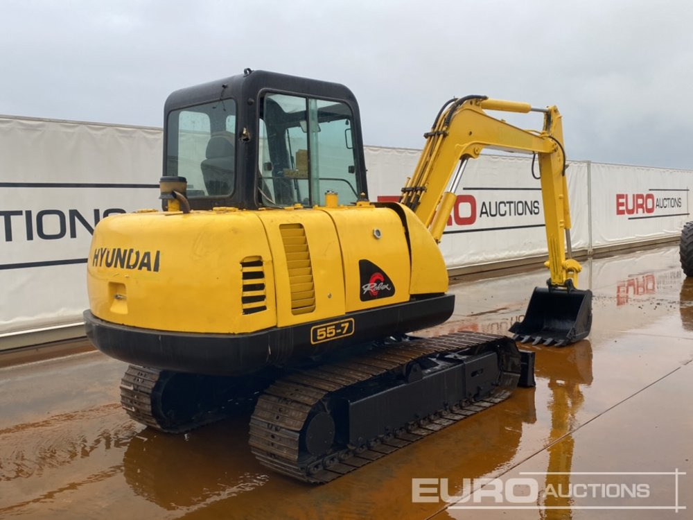 Hyundai R55-7 - Мини-экскаватор: фото 5 Hyundai R55-7 - Мини-экскаватор: фото 5