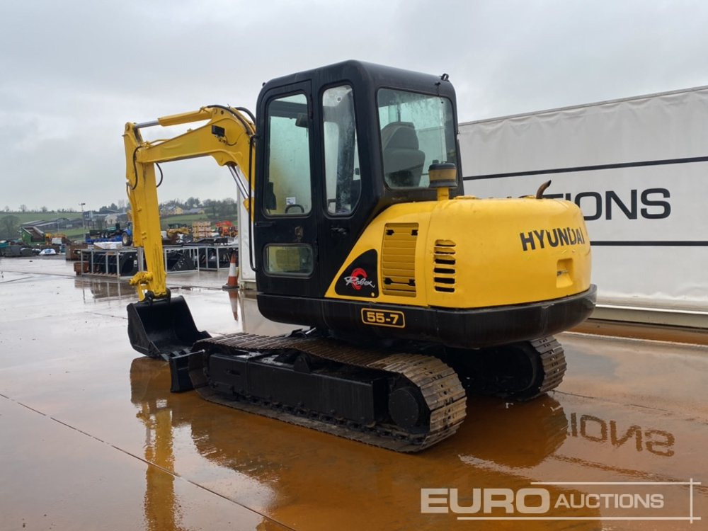 Hyundai R55-7 - Мини-экскаватор: фото 3 Hyundai R55-7 - Мини-экскаватор: фото 3