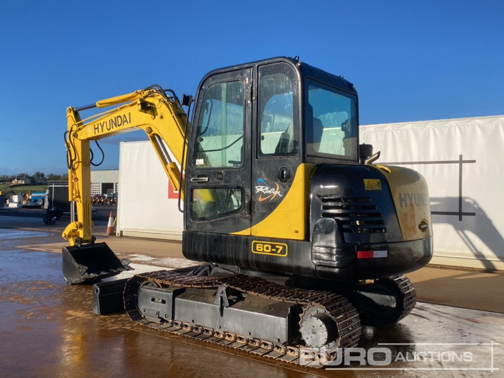 Hyundai R60-7 - Мини-экскаватор: фото 3 Hyundai R60-7 - Мини-экскаватор: фото 3