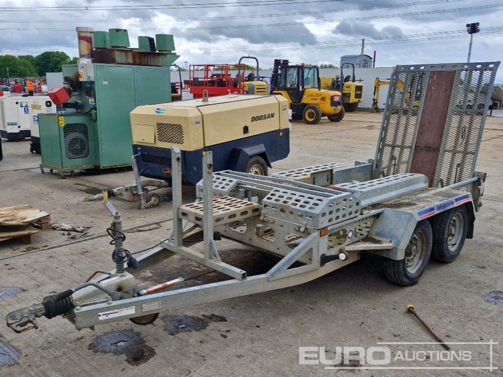 Indespension 2.7 Ton Single Axle Plant Trailer, Track Box, Ramp - Прицеп для спецтехники: фото 1 Indespension 2.7 Ton Single Axle Plant Trailer, Track Box, Ramp - Прицеп для спецтехники: фото 1