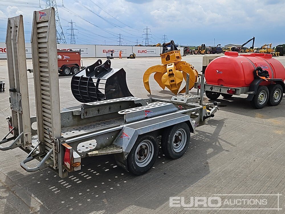 Indespension 2.7 Ton Twin Axle Plant Trailer, Track Lock, Ramps - Прицеп для спецтехники: фото 5 Indespension 2.7 Ton Twin Axle Plant Trailer, Track Lock, Ramps - Прицеп для спецтехники: фото 5