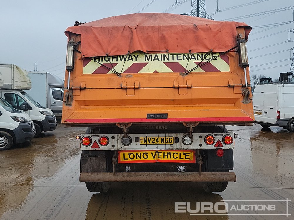 Kel-berg Tri Axl Bulk Tipping Trailer, Rear Lift, Easy Sheet, Tail Gate - Самосвальный полуприцеп: фото 4 Kel-berg Tri Axl Bulk Tipping Trailer, Rear Lift, Easy Sheet, Tail Gate - Самосвальный полуприцеп: фото 4