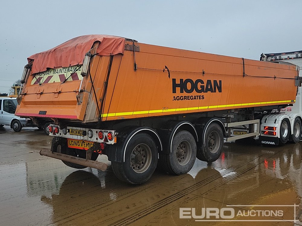 Kel-berg Tri Axl Bulk Tipping Trailer, Rear Lift, Easy Sheet, Tail Gate - Самосвальный полуприцеп: фото 5 Kel-berg Tri Axl Bulk Tipping Trailer, Rear Lift, Easy Sheet, Tail Gate - Самосвальный полуприцеп: фото 5