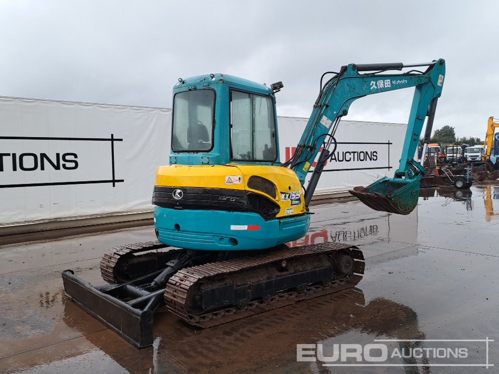 Kubota KX155-3SZ 400mm Pads, Blade, Offset, A/C - Мини-экскаватор: фото 5 Kubota KX155-3SZ 400mm Pads, Blade, Offset, A/C - Мини-экскаватор: фото 5