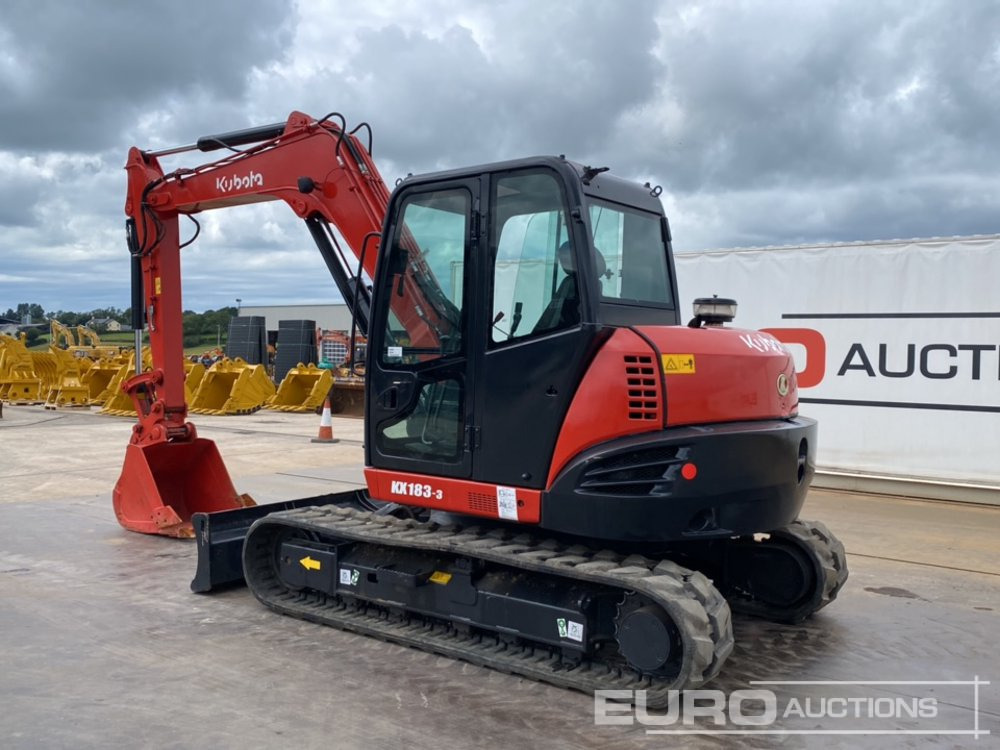 Kubota KX183-3 - Мини-экскаватор: фото 3 Kubota KX183-3 - Мини-экскаватор: фото 3