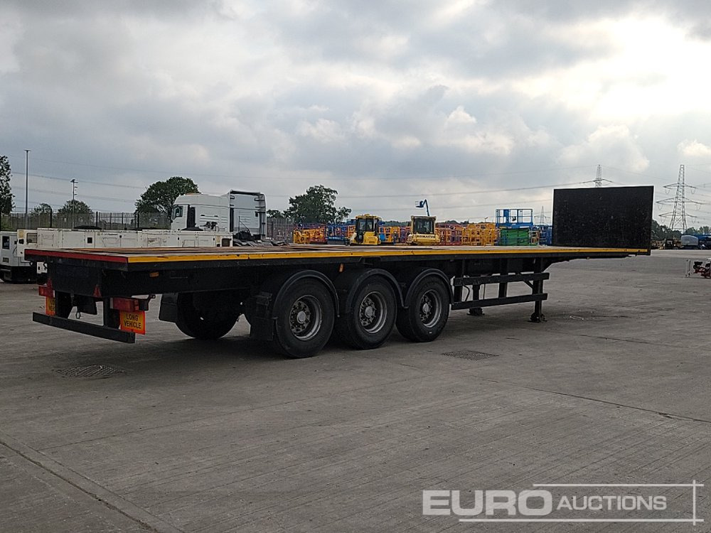 M&G Tri Axle Flatbed Trailer, Twist Locks - Полуприцеп бортовой/ Платформа: фото 5 M&G Tri Axle Flatbed Trailer, Twist Locks - Полуприцеп бортовой/ Платформа: фото 5