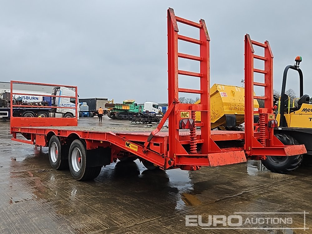 NC Engineering Twin Axle Sprung Draw Bar Beavertail Flatbed Trailer, Ramps, 8 Stud Axle - Сельскохозяйственный прицеп: фото 3 NC Engineering Twin Axle Sprung Draw Bar Beavertail Flatbed Trailer, Ramps, 8 Stud Axle - Сельскохозяйственный прицеп: фото 3