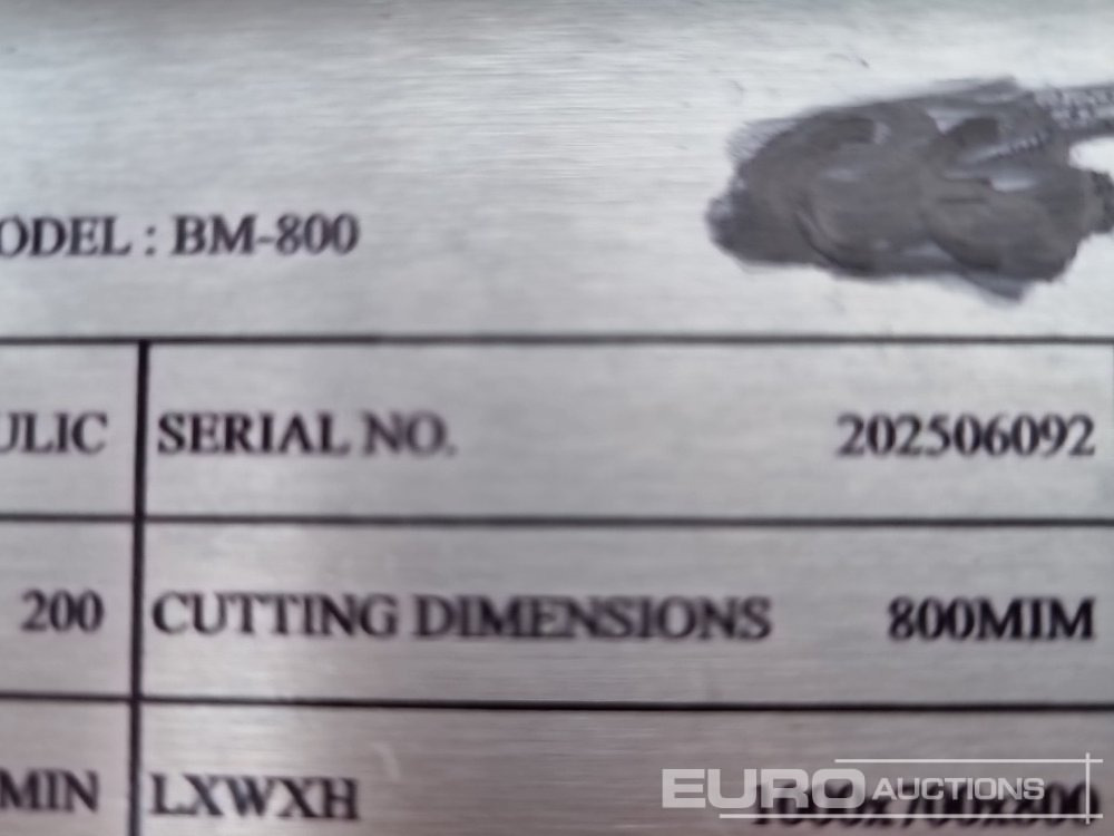 Навесное оборудование для Экскаваторов 2025 Solmek BM-800: фото 29