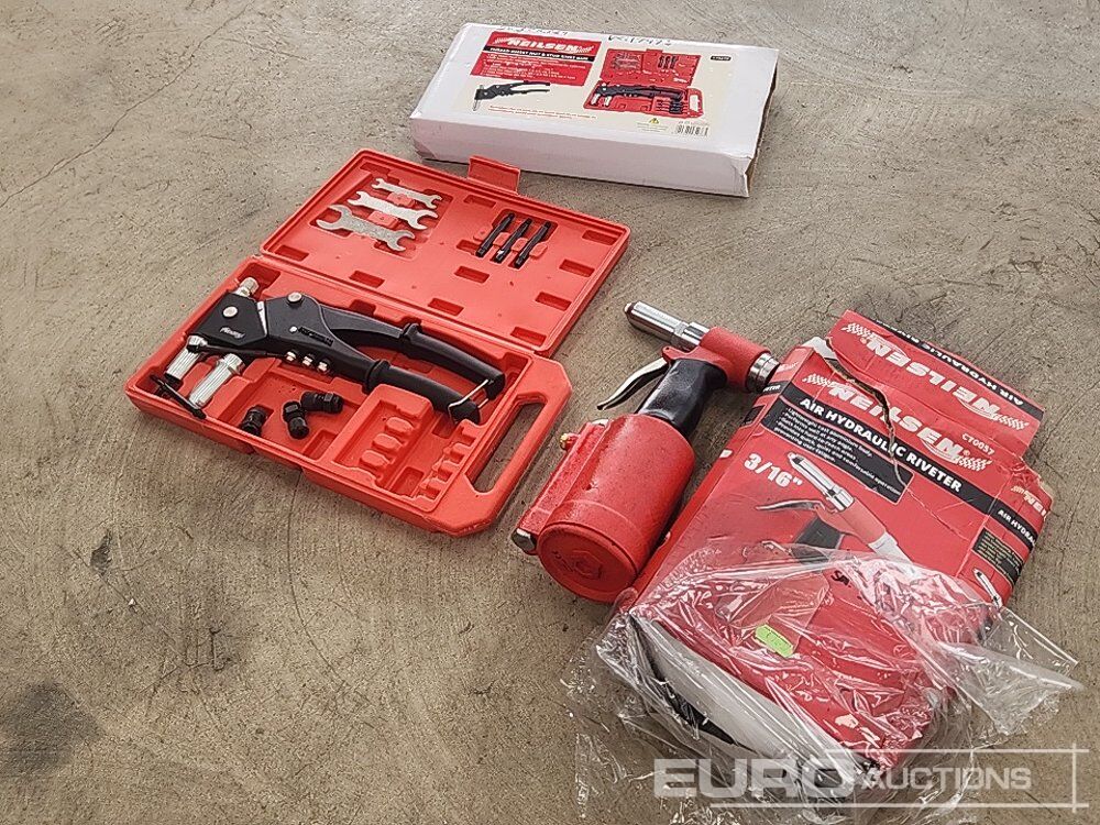 Neilsen Rivet Gun, Bits & Pneumatic Hydraulic Riveter - Оборудование для мастерских: фото 4 Neilsen Rivet Gun, Bits & Pneumatic Hydraulic Riveter - Оборудование для мастерских: фото 4