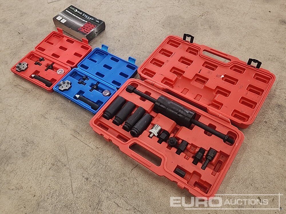 Professional Brake Line Double Flaring Tool (2 of) & 14Pc Injector Extracting Kit - Оборудование для мастерских: фото 1 Professional Brake Line Double Flaring Tool (2 of) & 14Pc Injector Extracting Kit - Оборудование для мастерских: фото 1
