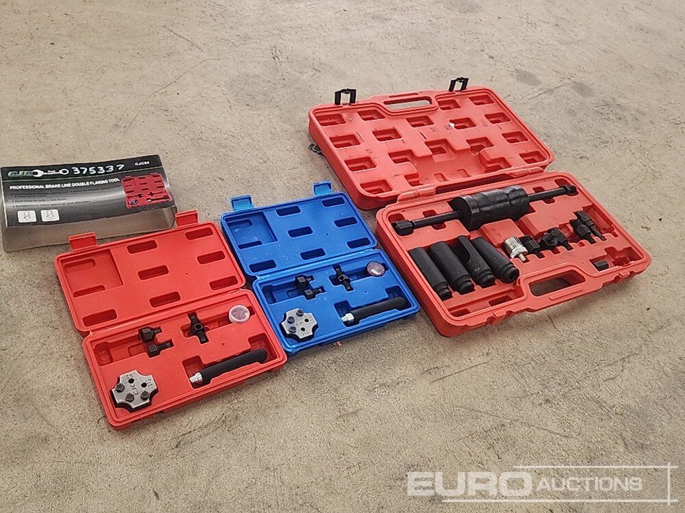 Professional Brake Line Double Flaring Tool (2 of) & 14Pc Injector Extracting Kit - Оборудование для мастерских: фото 4 Professional Brake Line Double Flaring Tool (2 of) & 14Pc Injector Extracting Kit - Оборудование для мастерских: фото 4