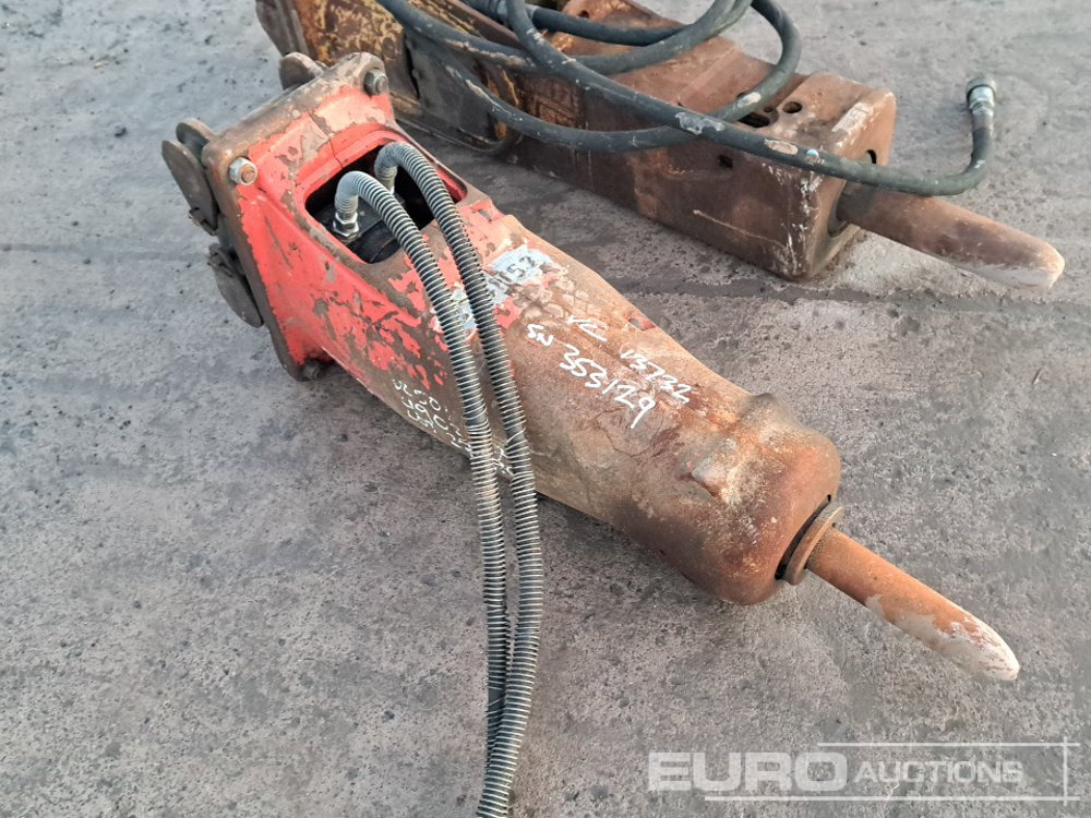 Rammer Hydraulic Breaker 45mm Pin to suit 4-6 Ton Excavator - Гидромолот: фото 4 Rammer Hydraulic Breaker 45mm Pin to suit 4-6 Ton Excavator - Гидромолот: фото 4