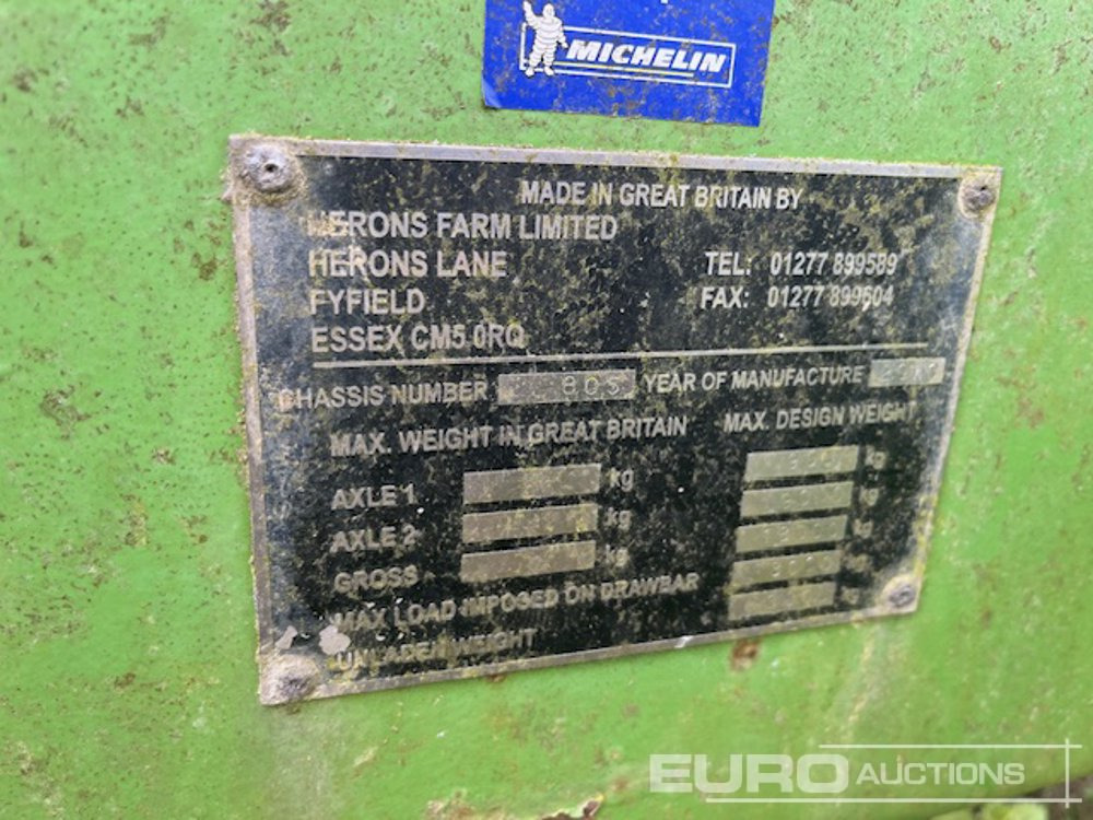 Redrock 16 Ton - Сельскохозяйственный прицеп: фото 4 Redrock 16 Ton - Сельскохозяйственный прицеп: фото 4