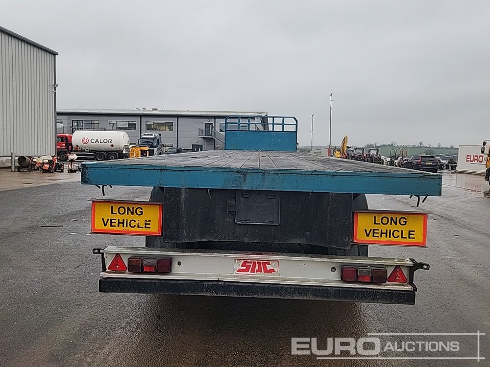 SDC 45' Tri Axle Flat Trailer, BPW Axles - Полуприцеп бортовой/ Платформа: фото 4 SDC 45' Tri Axle Flat Trailer, BPW Axles - Полуприцеп бортовой/ Платформа: фото 4