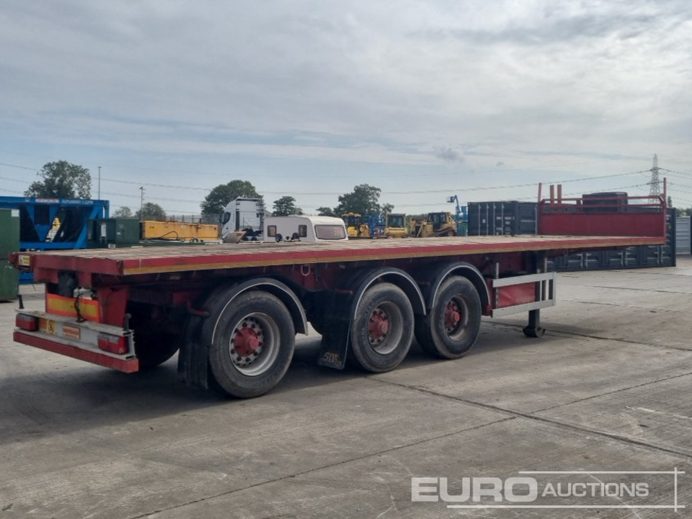 SDC Trailer Tri Axle Flatbed Trailer, Rear Axle Steer - Полуприцеп бортовой/ Платформа: фото 5 SDC Trailer Tri Axle Flatbed Trailer, Rear Axle Steer - Полуприцеп бортовой/ Платформа: фото 5