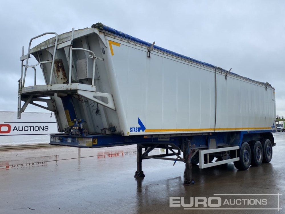 STAS Tri Axle Bulk Trailer, VPG Onboard Weighing System, SAF Axles, Roll Over Cover - Самосвальный полуприцеп: фото 1 STAS Tri Axle Bulk Trailer, VPG Onboard Weighing System, SAF Axles, Roll Over Cover - Самосвальный полуприцеп: фото 1