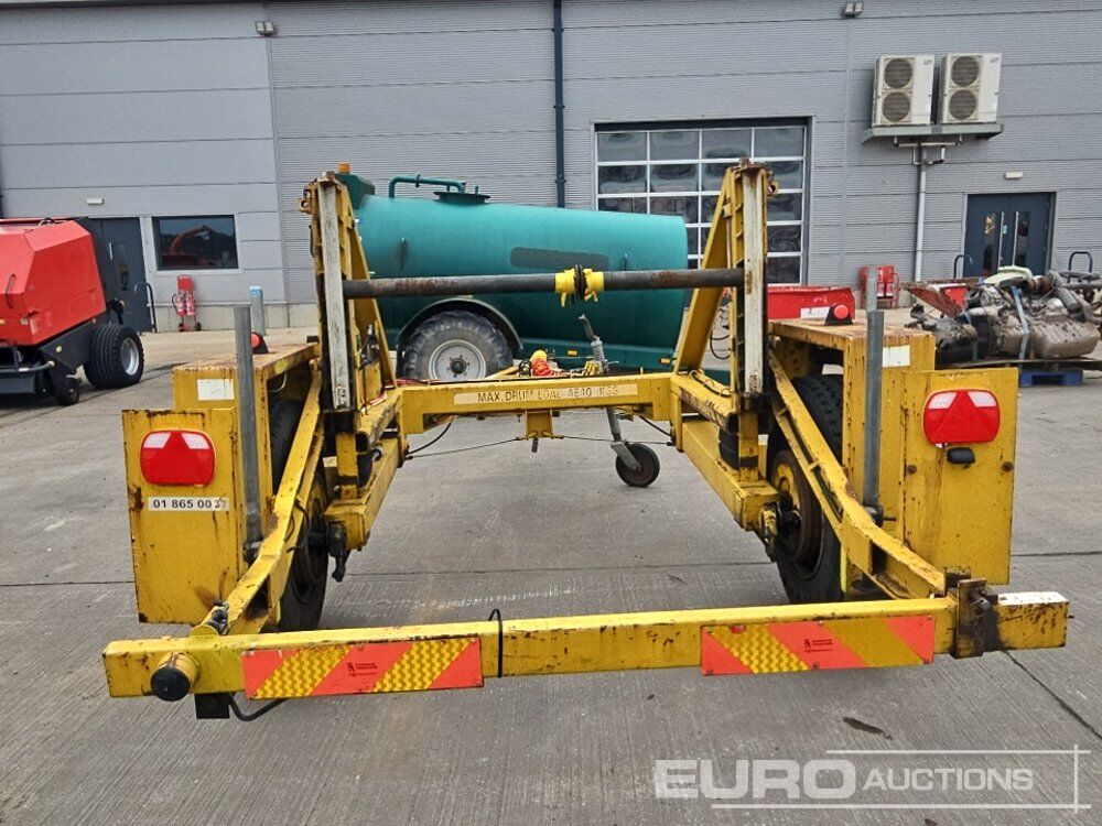 Seb International Single Axle Draw Bar Cable Reel Trailer - Прицеп для спецтехники: фото 4 Seb International Single Axle Draw Bar Cable Reel Trailer - Прицеп для спецтехники: фото 4