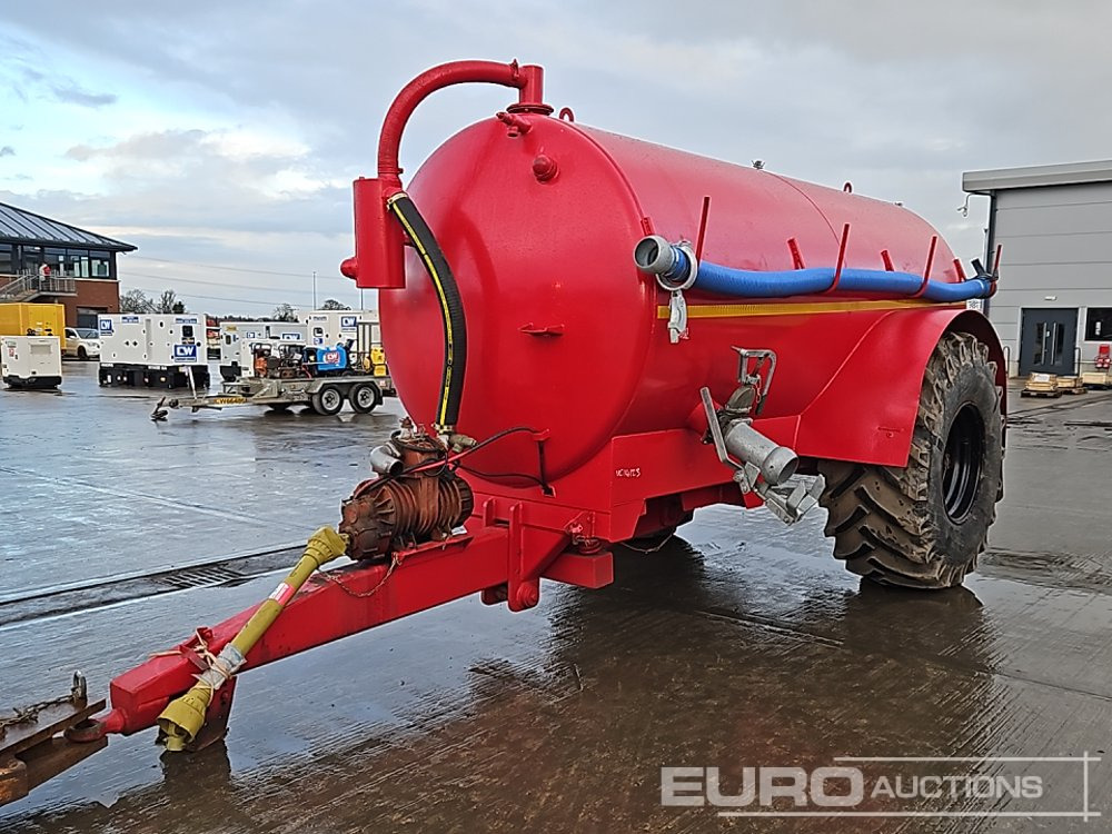 Single Axle Sprung Draw Bar Slurry Tanker, PTO Driven Pump - Сельскохозяйственный прицеп: фото 1 Single Axle Sprung Draw Bar Slurry Tanker, PTO Driven Pump - Сельскохозяйственный прицеп: фото 1