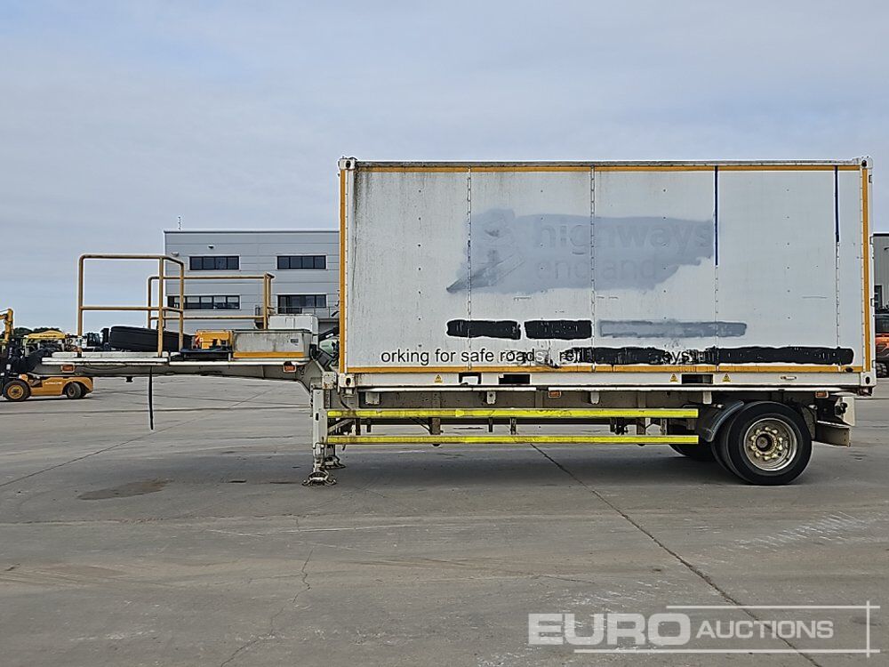 Single Axle Twist & Lock Skeleton Trailer, 20' Container - Полуприцеп бортовой/ Платформа: фото 2 Single Axle Twist & Lock Skeleton Trailer, 20' Container - Полуприцеп бортовой/ Платформа: фото 2