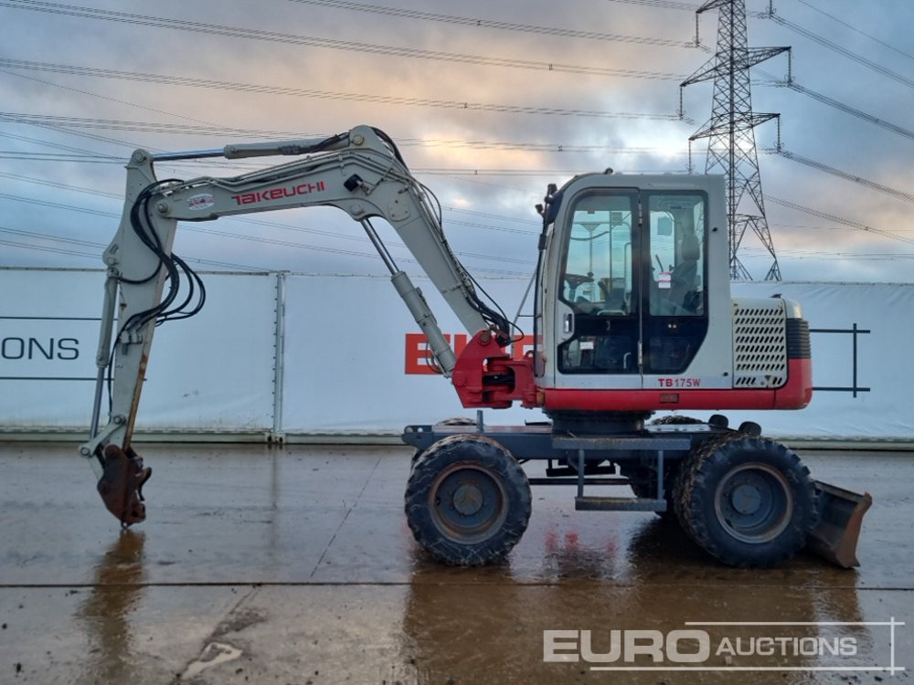 Takeuchi TB175W - Колёсный экскаватор: фото 2 Takeuchi TB175W - Колёсный экскаватор: фото 2