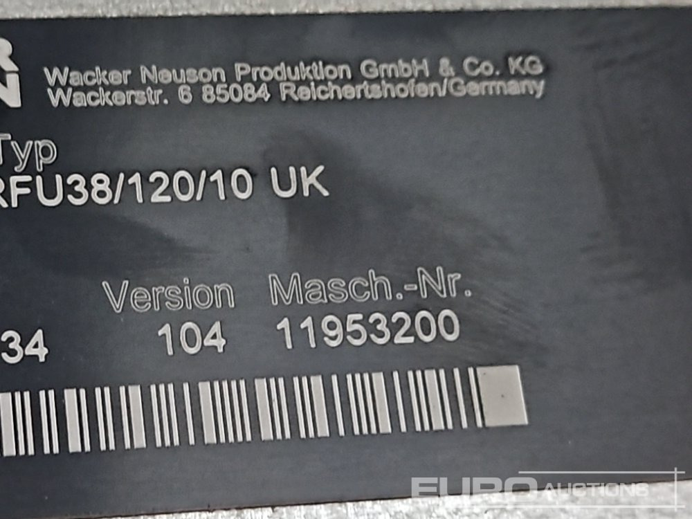 Асфальтоукладочная техника Unused 2024 Wacker Neuson IRFU38/120/10 UK: фото 14 Асфальтоукладочная техника Unused 2024 Wacker Neuson IRFU38/120/10 UK: фото 14