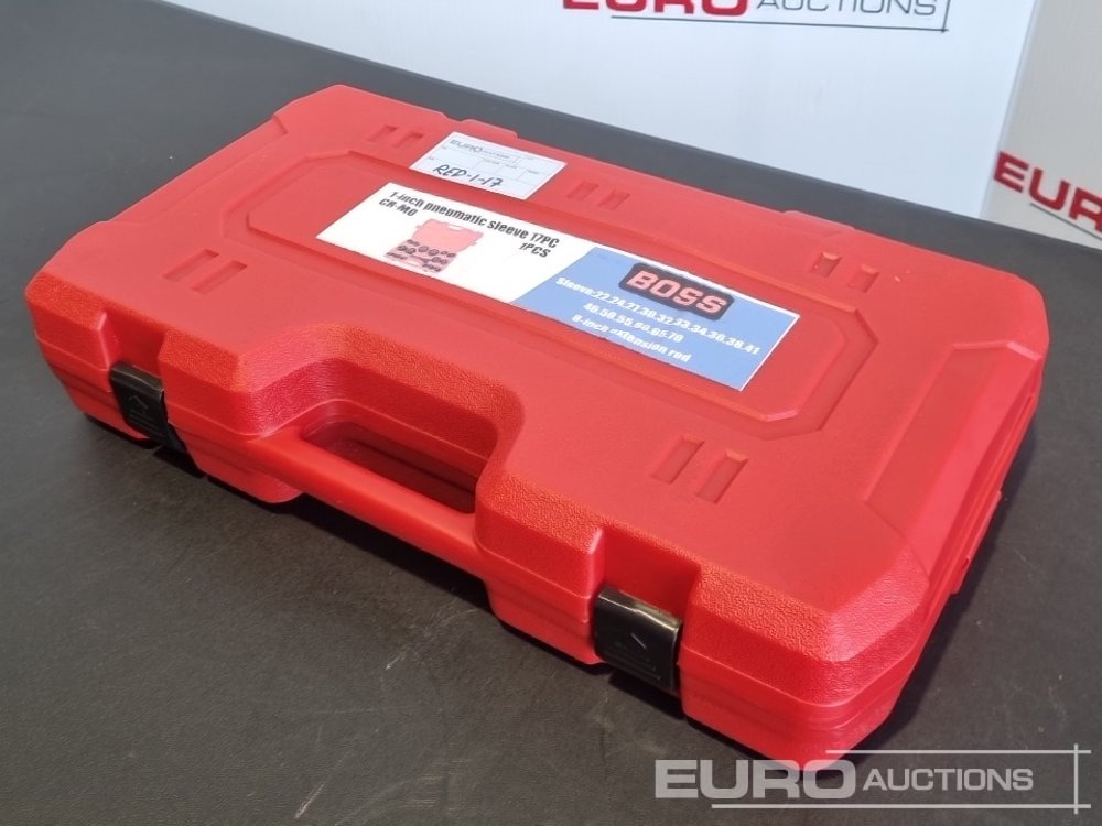 Unused 2025 Boss 1" 17pc Pneumatic Socket Set, 8" Extension Rod - Оборудование для мастерских: фото 3 Unused 2025 Boss 1" 17pc Pneumatic Socket Set, 8" Extension Rod - Оборудование для мастерских: фото 3