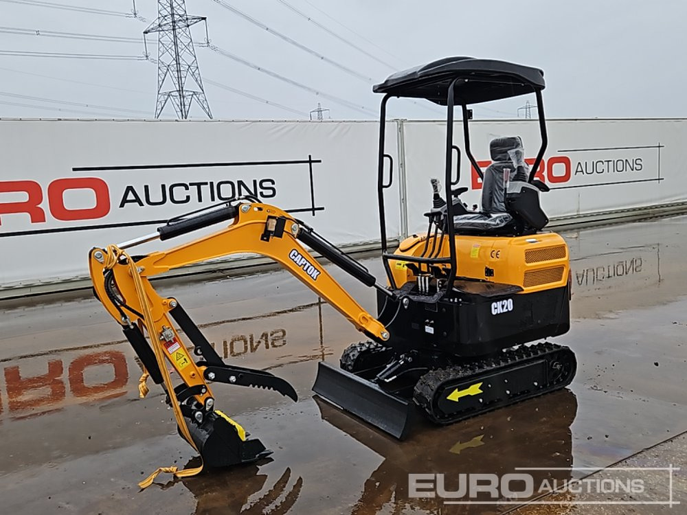 Unused 2025 Captok CK20 - Мини-экскаватор: фото 1 Unused 2025 Captok CK20 - Мини-экскаватор: фото 1