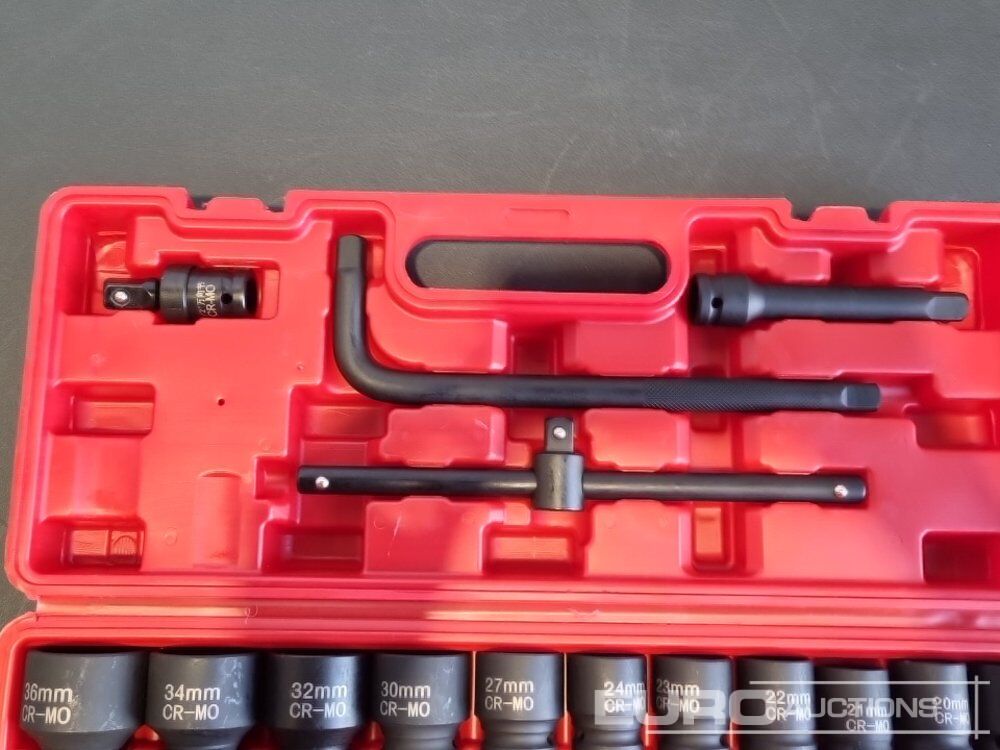 Unused 2026 Boss 1/2" 28pc Pneumatic Short Sleeve Socket Set, 3" Connecting Rod, 5" Connecting Rod Universal Joint, 10" Sliding Rod, 10" Bending Rod Adapter 3/4"-1/2" - Оборудование для мастерских: фото 5 Unused 2026 Boss 1/2" 28pc Pneumatic Short Sleeve Socket Set, 3" Connecting Rod, 5" Connecting Rod Universal Joint, 10" Sliding Rod, 10" Bending Rod Adapter 3/4"-1/2" - Оборудование для мастерских: фото 5