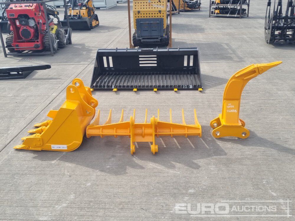 Unused 2026 Captok 44" Rake, 24" Digging Bucket, Ripper 45mm Pin to suit 4-6 Ton Excavator - Ковш: фото 4 Unused 2026 Captok 44" Rake, 24" Digging Bucket, Ripper 45mm Pin to suit 4-6 Ton Excavator - Ковш: фото 4