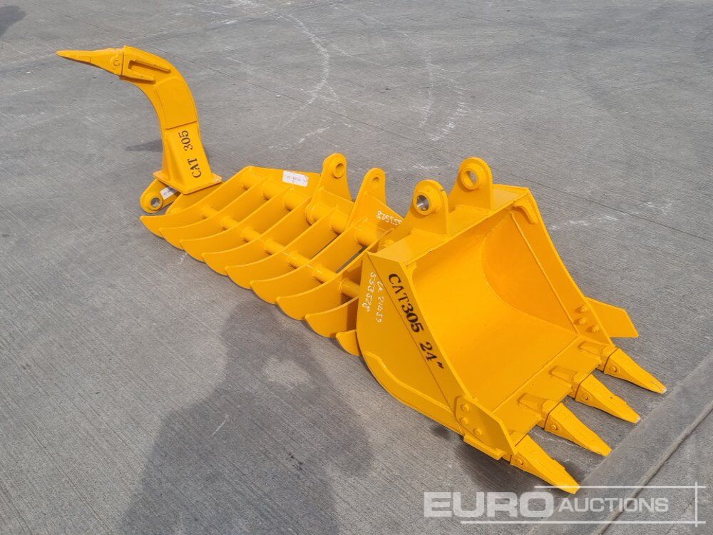 Unused 2026 Captok 44" Rake, 24" Digging Bucket, Ripper 45mm Pin to suit 4-6 Ton Excavator - Ковш: фото 1 Unused 2026 Captok 44" Rake, 24" Digging Bucket, Ripper 45mm Pin to suit 4-6 Ton Excavator - Ковш: фото 1