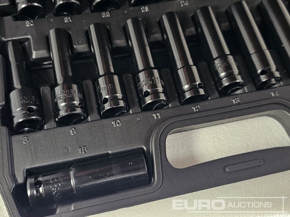 Unused 20Pcs 1/2" Deep Impact Socket Set (8mm-32mm) - Оборудование для мастерских: фото 3 Unused 20Pcs 1/2" Deep Impact Socket Set (8mm-32mm) - Оборудование для мастерских: фото 3