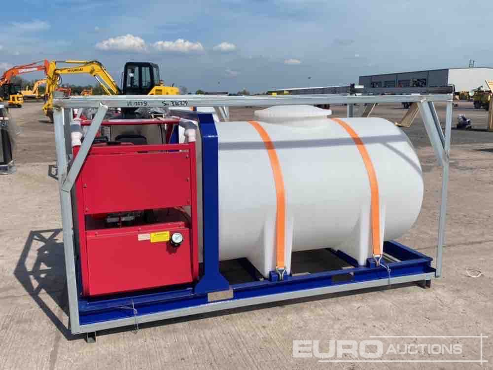 Unused 4000psi E/Start Hot Water Wash, 300 Litre Storage Tank, Skid Mounted, Forklift Lifting Points - Мойка высокого давления: фото 1 Unused 4000psi E/Start Hot Water Wash, 300 Litre Storage Tank, Skid Mounted, Forklift Lifting Points - Мойка высокого давления: фото 1