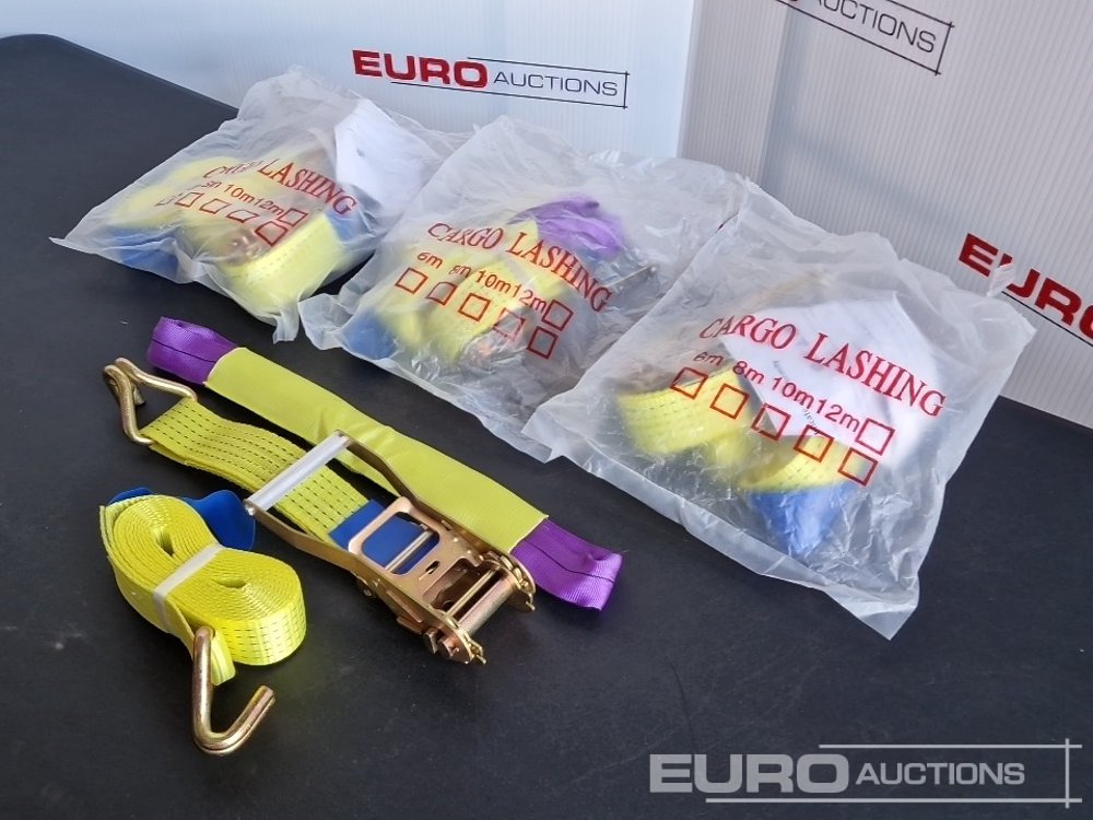 Unused Boss 4M x 50mm 5 Ton Ratchet Straps with Sling (4 of) - Оборудование для мастерских: фото 3 Unused Boss 4M x 50mm 5 Ton Ratchet Straps with Sling (4 of) - Оборудование для мастерских: фото 3