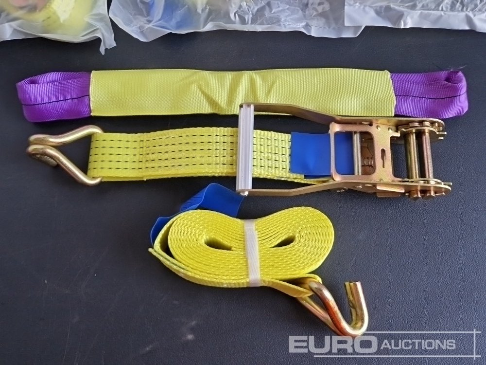 Unused Boss 4M x 50mm 5 Ton Ratchet Straps with Sling (4 of) - Оборудование для мастерских: фото 4 Unused Boss 4M x 50mm 5 Ton Ratchet Straps with Sling (4 of) - Оборудование для мастерских: фото 4