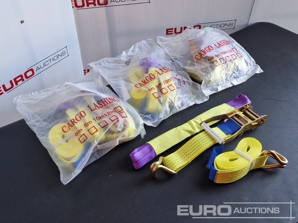 Unused Boss 4M x 50mm 5 Ton Ratchet Straps with Sling (4 of) - Оборудование для мастерских: фото 1 Unused Boss 4M x 50mm 5 Ton Ratchet Straps with Sling (4 of) - Оборудование для мастерских: фото 1