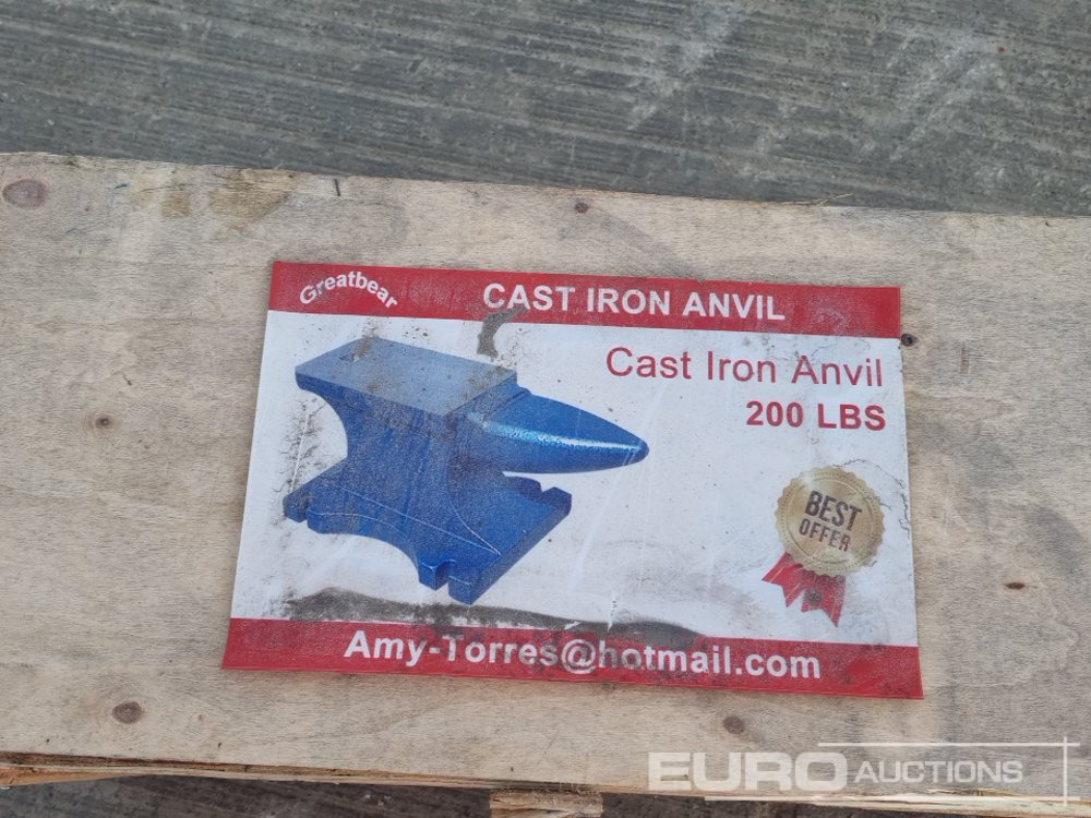 Unused Cast Iron Anvil 200LBS - Строительное оборудование: фото 1 Unused Cast Iron Anvil 200LBS - Строительное оборудование: фото 1