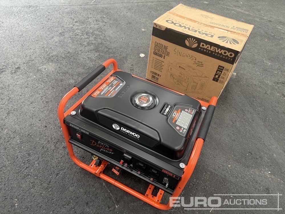 Unused Daewoo GD6500E-S - Электрогенератор: фото 1 Unused Daewoo GD6500E-S - Электрогенератор: фото 1