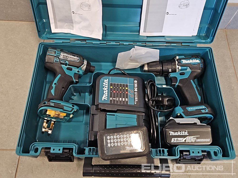 Unused Makita DHP453 18V LXT Combi Dril, Makita DTD152 18V LXT Impact Driver, Battery, Charger, Bit Set - Оборудование для мастерских: фото 4 Unused Makita DHP453 18V LXT Combi Dril, Makita DTD152 18V LXT Impact Driver, Battery, Charger, Bit Set - Оборудование для мастерских: фото 4