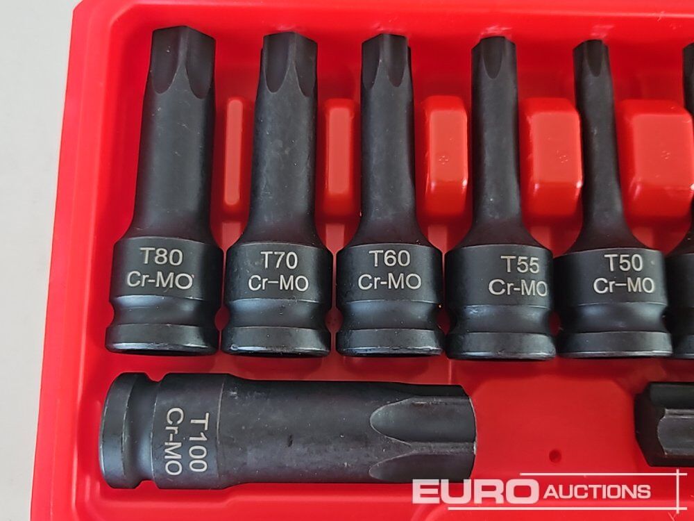 Unused Solid X 1/2" 10 Piece Torque Socket Set - Строительное оборудование: фото 3 Unused Solid X 1/2" 10 Piece Torque Socket Set - Строительное оборудование: фото 3