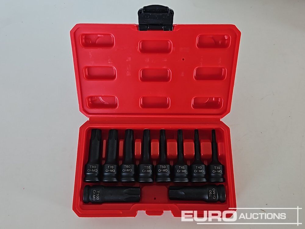 Unused Solid X 1/2" 10 Piece Torque Socket Set - Строительное оборудование: фото 1 Unused Solid X 1/2" 10 Piece Torque Socket Set - Строительное оборудование: фото 1