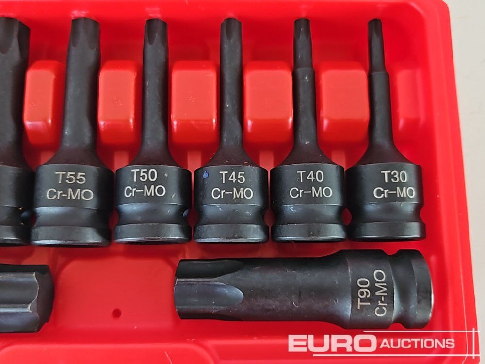 Unused Solid X 1/2" 10 Piece Torque Socket Set - Строительное оборудование: фото 4 Unused Solid X 1/2" 10 Piece Torque Socket Set - Строительное оборудование: фото 4