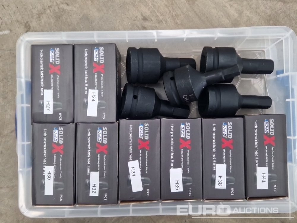 Unused Solid X 1" Drive 13 Pc Impact Socket, Hex Drive Set - Строительное оборудование: фото 5 Unused Solid X 1" Drive 13 Pc Impact Socket, Hex Drive Set - Строительное оборудование: фото 5
