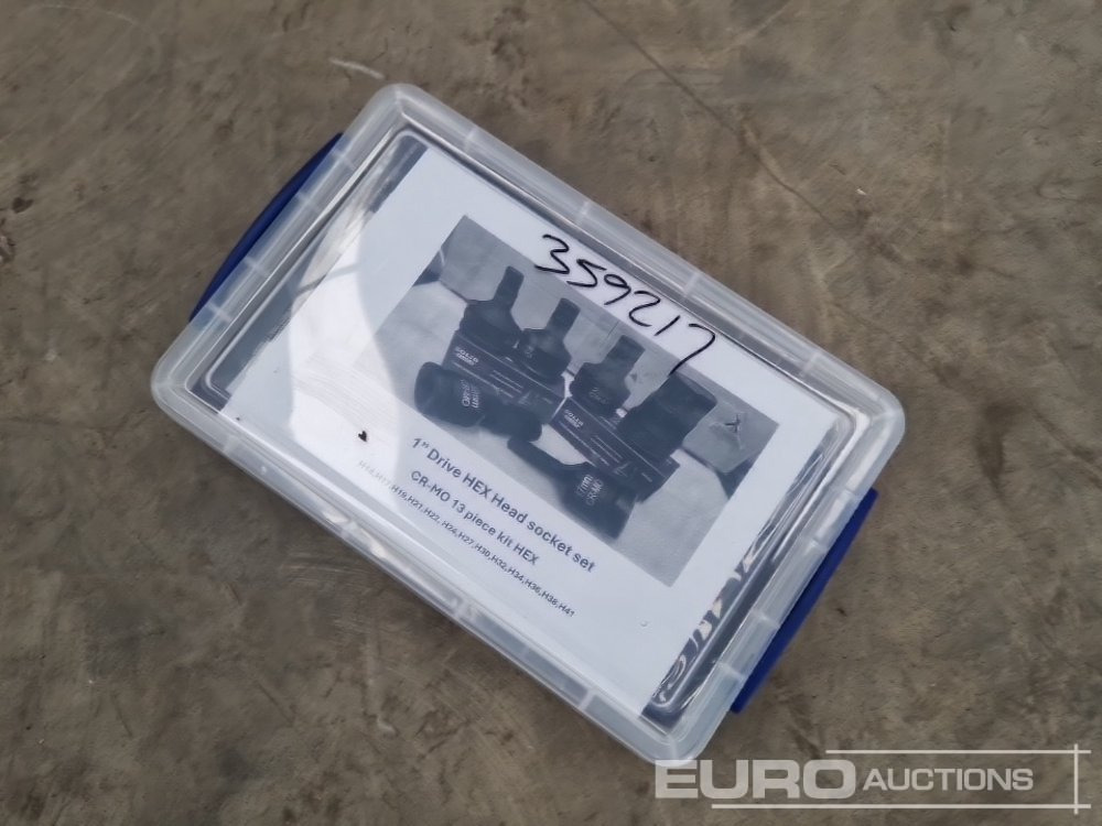 Unused Solid X 1" Drive 13 Pc Impact Socket, Hex Drive Set - Строительное оборудование: фото 3 Unused Solid X 1" Drive 13 Pc Impact Socket, Hex Drive Set - Строительное оборудование: фото 3