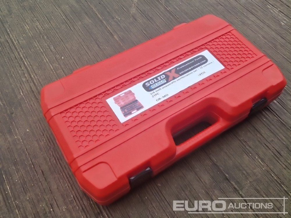 Unused Solid X 21Pc 3/4" Drive 12 Corner Socket Set - Строительное оборудование: фото 1 Unused Solid X 21Pc 3/4" Drive 12 Corner Socket Set - Строительное оборудование: фото 1