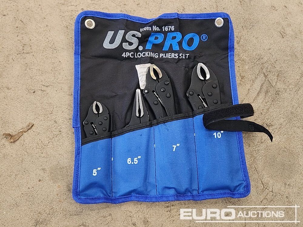 Unused US PRO 4Pc Vice Grip Set - Оборудование для мастерских: фото 2 Unused US PRO 4Pc Vice Grip Set - Оборудование для мастерских: фото 2