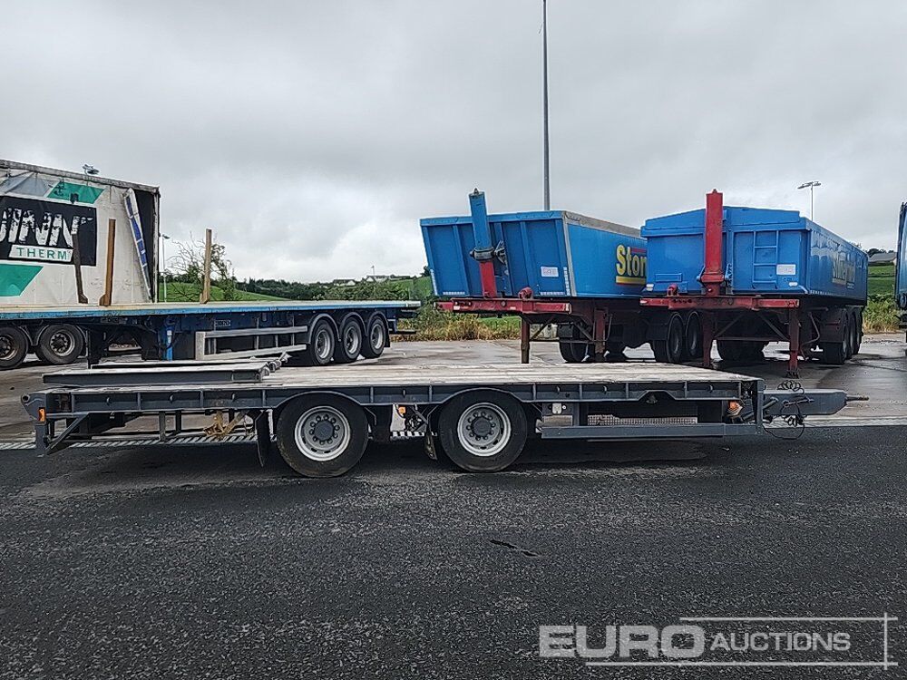 Webb Twin Axle Flat Bed Drag Trailer, Ramps - Прицеп для спецтехники: фото 5 Webb Twin Axle Flat Bed Drag Trailer, Ramps - Прицеп для спецтехники: фото 5