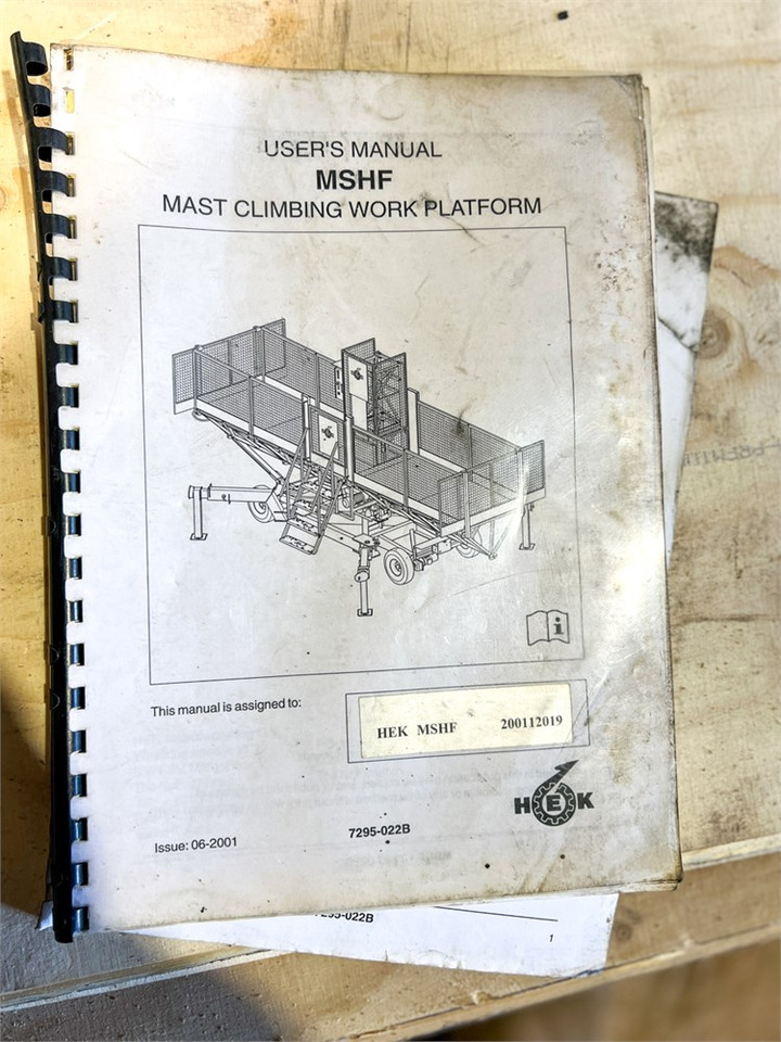 Подъёмник Hek MSHF: фото 45