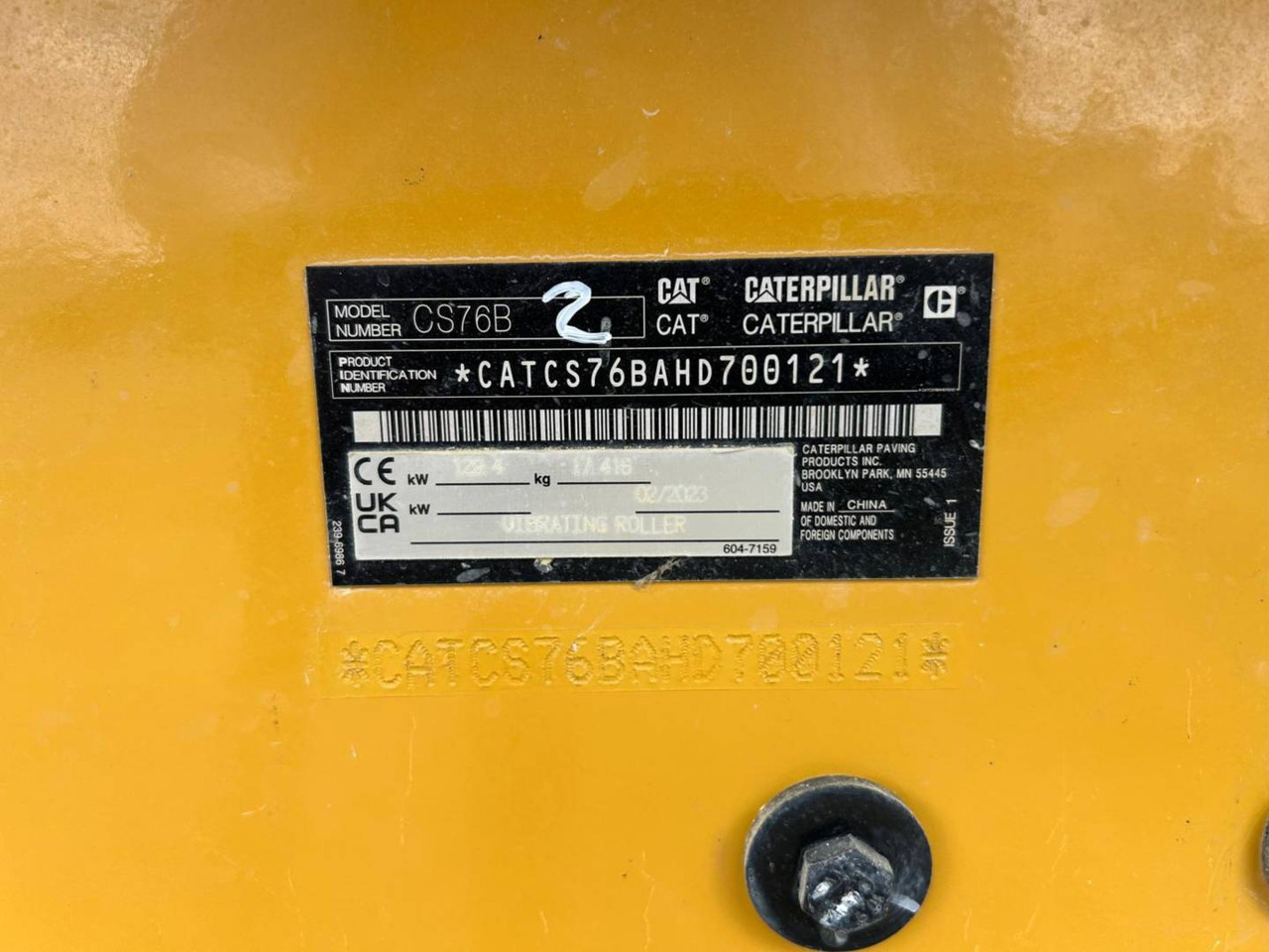 CAT CS76B - Компактор: фото 5 CAT CS76B - Компактор: фото 5